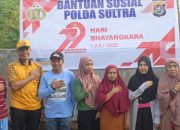 Polda Sultra bersama warga kerja bakti bersihkan TPU Kendari