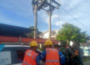 Polsek Firdaus Polres Sergai Gerak Cepat Tangani Korban Tersetrum Arus Listrik Bertegangan Tinggi