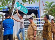 BRI Gunungsitoli dan Pemko Gunungsitoli Bersinergi, Pasang Rambu dan Papan Informasi Bencana Demi Warga Siaga.