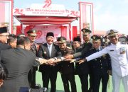 Gubernur Sumsel H. Herman Deru. irup. HUT Bhayangkara ke 79, Polda Sumsel