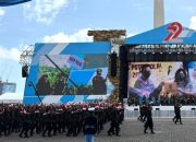 Keluarga Besar Putra Putri Polri (KBPP Polri) Ikut Parade di HUT Bhayangkara ke-79