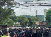 Polda PBD turunkan ratusan personel amankan situasi Kota Sorong