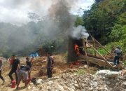 Polres razia penambangan emas ilegal di kawasan hutan Pasaman