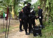 Brimob Polda Aceh telusuri sumber bau gas di Aceh Timur