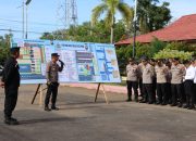 Tingkatkan Kesiapsiagaan, Polres Ketapang Gelar Sistem Pengamanan Markas Komando