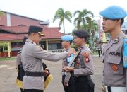 Satu Personel Polres Ketapang Resmi Dipecat dengan Upacara PTDH In Absensia