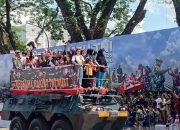 Masyarakat Kota Medan antusias saksikan parede alutsista HUT Ke-80 TNI