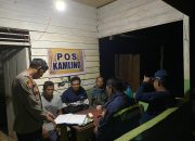 Kapolsek Jelai Hulu Laksanakan Patroli Dialogis di Desa Semantun, Ajak Warga Jaga Kamtibmas