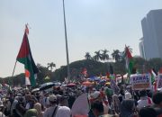 Massa minta pemerintah kawal gencatan senjata di Palestina