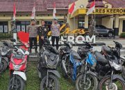 Polres Keerom amankan 22 sepeda motor saat operasi “Sikat Cartenz II”