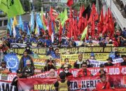 Kepolisian kerahkan 1.464 petugas gabungan kawal demo buruh di DPR