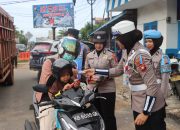 Ops Zebra Kapuas 2025, Polres Ketapang Terus Berikan Edukasi Tertib Berlalu Lintas di Pos Ale-Ale