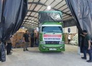 Polda Sumut kirim lima truk logistik untuk korban bencana di Sibolga