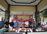 Polres Serdang Bedagai Musnahkan Barang Bukti Ganja, Tersangka Terancam Penjara Seumur Hidup