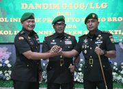 Danrem 044/Gapo Brigjen TNI Adri Koesdyanto memimpin acara Serah Terima Jabatan Komandan Kodim 0406/Lubuk Linggau