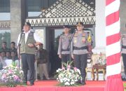 Polda Sumsel Apel Gelar Pasukan Operasi Lilin Musi 2025 Tetap Berlangsung Khidmat Walupun diguyur hujan