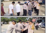 Kapolres Sumba Barat Pimpin Apel Gelar Pasukan, Ucapkan Selamat Natal   kepada Personel