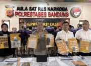 Polrestabes Bandung ungkap 175 kasus narkotika sepanjang 2025
