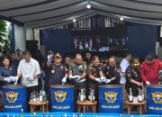 Bea Cukai musnahkan rokok-minuman keras penindakan Kanwil Jakarta