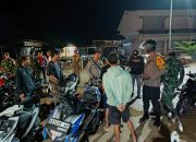 Polsek Simpang Hulu Polres Ketapang Laksanakan Penertiban Knalpot Brong dan Balap Liar di Malam Minggu