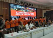 Polresta Probolinggo Rilis akhir tahun pencapaian
