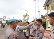 Kasipropam Polres Ketapang Pimpin Gaktiblin, Tekankan Kerapian dan Kedisiplinan Anggota