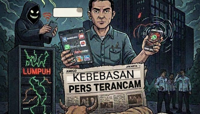 Kebebasan Pers Diuji: Ketika Investigasi Dibalas DDoS, WhatsApp Error, dan Kepala Sapi COD