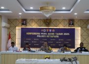 Polres Ketapang Gelar Konferensi Pers Akhir Tahun, Paparkan Keberhasilan Pengungkapan Kasus Tindak Pidana Sepanjang Tahun 2025
