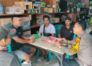 Kapolsek Matan Hilir Selatan Gelar Ngopi Bareng Bersama Tokoh Masyarakat Desa Pesaguan Kiri