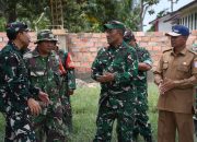 Tinjau Progres Pembangunan KDKMP, Danrem 044/Gapo : Wadah Penguatan Ekonomi Masyarakat Desa