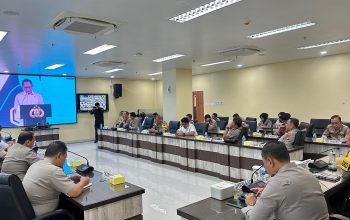 Wakapolda Sumsel Ikuti Rapim Polri TA 2026 Secara Daring di Gedung Presisi