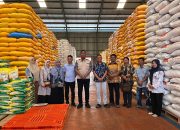 Sambangi Bulog Olaya Parigi Moutong, Satgas Bareskrim Polri pastikan stok beras cukup