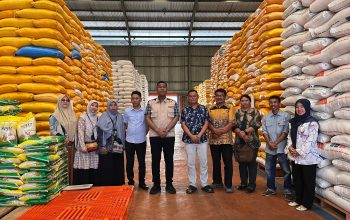 Sambangi Bulog Olaya Parigi Moutong, Satgas Bareskrim Polri pastikan stok beras cukup