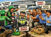 Ketika Transportasi Digital dan Konvensional Berebut Ruang di Bandara Komodo Regulasi Menggantung, Ekonomi Bertarung