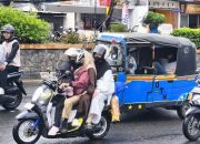 Jalur Pantura Kabupaten Bekasi dipadati pemudik roda dua
