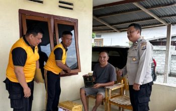 Wujud Kepedulian Kapolda Sulteng, Sat Binmas Polres Touna Antar Langsung Tali Asih untuk Purnawirawan dan Warakawuri