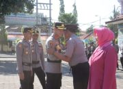 Polres Kota Probolinggo menggelar Upacara Kenaikan Pangkat Pengabdian Periode 1 April 2026 .