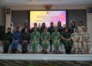 Sambut HUT ke-62 Dharma Pertiwi, Kodam XXIII/Palaka Wira dan Dharma Pertiwi Daerah N Gelar kegiatan Donor Darah Serentak