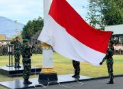 Bangun Disiplin dan Loyalitas, Kodam XXIII/Palaka Wira Gelar Upacara Bendera Mingguan Awal April