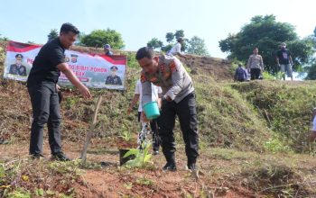 Polres Lebak tanam 1.000 pohon wujudkan pelestarian alam 