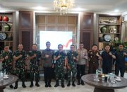 Perkuat Kebersamaan, Dandim 0402/OKI-OI Dampingi Pangdam II/Sriwijaya Kunjungan Kerja ke OKI dan OI