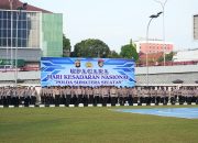 Implementasi Semangat Berbuat Baik, Polda Sumsel Perkuat Nasionalisme Melalui Upacara Hari Kesadaran Nasional