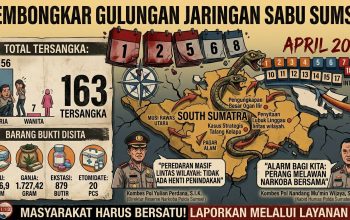 Komitmen Polri Jaga SDM Unggul: Polda Sumsel Bersihkan Jaringan Pengedar Narkotika di Sumatera Selatan