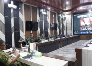 Kasdam II/Sriwijaya Ikuti Rapat Evaluasi Percepatan Pembangunan KDKMP Bersama Wakil Panglima TNI Secara Virtual