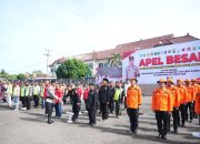 Kapolda Sumsel Pimpin Apel Besar Sabuk Kamtibmas di OKI, Target Zero Karhutla 2026