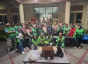 Kapolsek Kemayoran Bina Driver Ojol, Perkuat Sabuk Kamtibmas dan Imbau Manfaatkan Call Center 110