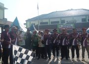 KH. Fahaduddin Pimpin Doa dan Lepas Jalan Santai HUT Kecamatan Gunung Kaler ke-20