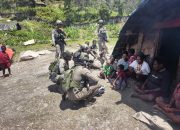 Satgas Damai Cartenz Laksanakan Patroli dan Layanan Kesehatan di Pengungsian Gigobak Sinak, Wujud Nyata Kepedulian kepada Warga