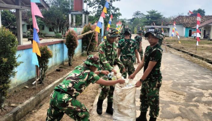 TMMD Ke-128 TA 2026: Gotong Royong Bersama Warga, Jaga Lingkungan dan Bangun Akses Desa