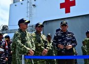 Panglima TNI Dampingi Menhan RI Tinjau Latihan Gabungan di Karimunjawa